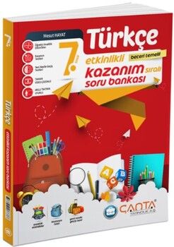 Çanta Yayınları 7. Sınıf Türkçe Etkinlikli Kazanım Soru Bankası