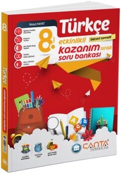 Çanta Yayınları 8. Sınıf Türkçe Etkinlikli Kazanım Soru Bankası