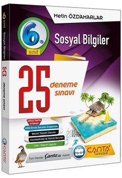 Çanta Yayınları 6. Sınıf Sosyal Bilgiler 25 Deneme