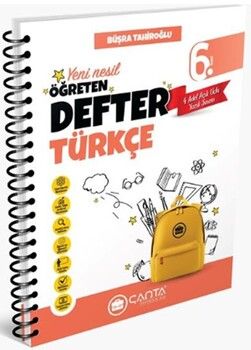 Çanta Yayınları 6. Sınıf Türkçe Yeni Nesil Öğreten Defter