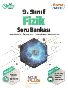Çap 9. Sınıf Anadolu Lisesi Fizik Plus Soru Bankası
