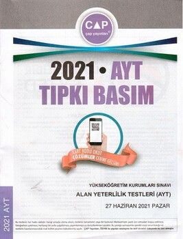 Çap Yayınları 2021 AYT Tıpkı Basım