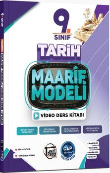 Çap Yayınları 9. Sınıf Tarih Maarif Video Ders Kitabı