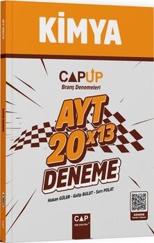  Çap Yayınları AYT Kimya 20 X 13 Up Deneme