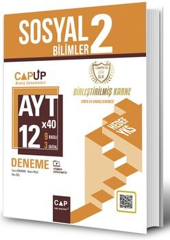 Çap Yayınları AYT Sosyal Bilimler 2 12 X 40 Up Deneme