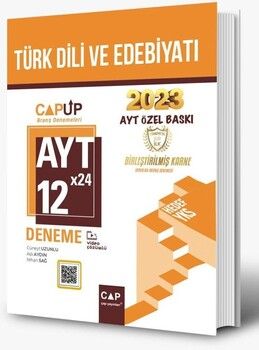 Çap Yayınları AYT Türk Dili ve Edebiyatı 12 X 24 Up Deneme 2023 Özel Baskı