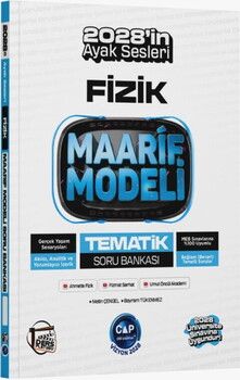 Çap Yayınları Üniversiteye Hazırlık Fizik Ders Platosu Maarif Modeli Tematik Soru Bankası