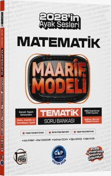 Çap Yayınları Üniversiteye Hazırlık Matematik Ders Platosu Maarif Modeli Tematik Soru Bankası