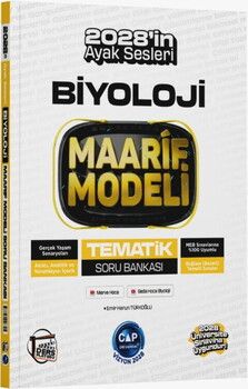 Çap Yayınları Üniversiteye Hazırlık Biyoloji Ders Platosu Maarif Modeli Tematik Soru Bankası