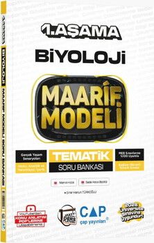 Çap Yayınları Üniversiteye Hazırlık Biyoloji Ders Platosu Maarif Modeli Tematik Soru Bankası 1. Aşama