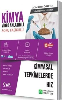 Çap Yayınları Üniversiteye Hazırlık Kimya Kimyasal Tepkimelerde Hız Konu Anlatımlı Soru Fasikülü