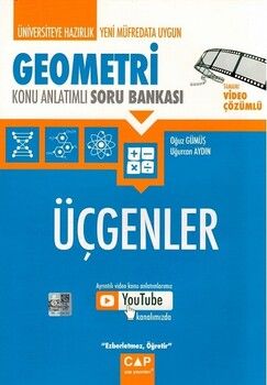 Çap Yayınları Üniversiteye Hazırlık Geometri Üçgenler Konu Anlatımlı Soru Bankası