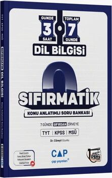 Çap Yayınları TYT KPSS MSÜ Dil Bilgisi Sıfırmatik Konu Anlatımı Soru Bankası
