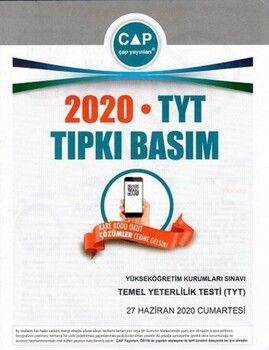 Çap Yayınları TYT 2020 Tıpkı Basım