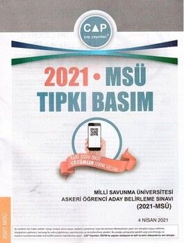 Çap Yayınları 2021 MSÜ Tıpkı Basım