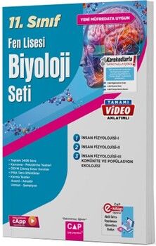 Çap Yayınları 11. Sınıf Biyoloji Fen Lisesi Seti