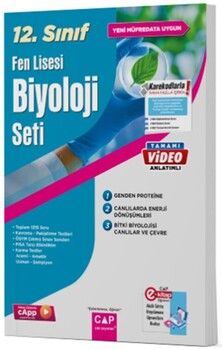 Çap Yayınları 12. Sınıf Fen Lisesi Biyoloji Seti