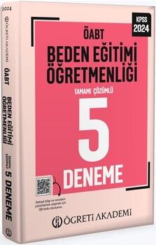 Öğreti Akademi 2024 KPSS ÖABT Beden Eğitimi Öğretmenliği Tamamı Çözümlü 5 Deneme