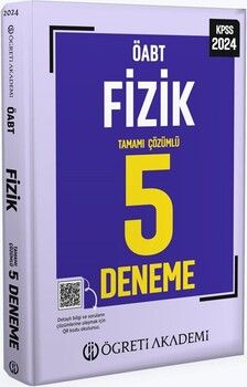 Öğreti Akademi 2024 KPSS ÖABT Fizik Tamamı Çözümlü 5 Deneme