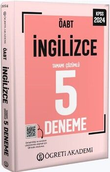 Öğreti Akademi 2024 KPSS ÖABT İngilizce Tamamı Çözümlü 5 Deneme