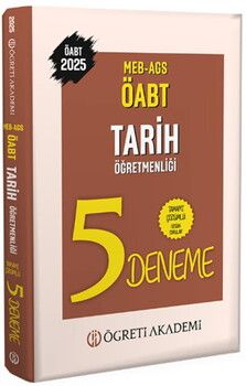 Öğreti Akademi 2024 KPSS ÖABT Tarih Tamamı Çözümlü 5 Deneme