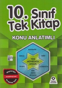Örnek Akademi 10. Sınıf Tek Kitap Konu Anlatımlı