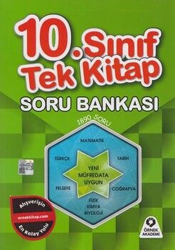 Örnek Akademi 10. Sınıf Tek Kitap Soru Bankası