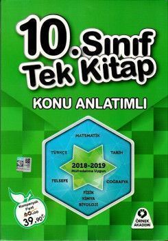 Örnek Akademi 10. Sınıf Tek Kitap Konu Anlatımlı