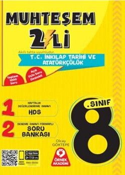 Örnek Akademi 8. Sınıf Muhteşem İkili T.C. İnkılap Tarihi ve Atatürkçülük Seti
