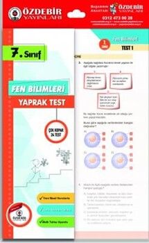 Özdebir Yayınları 7. Sınıf Fen Bilimleri Yaprak Test
