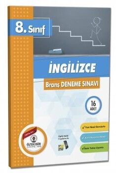 Özdebir Yayınları 8. Sınıf İngilizce Branş Deneme