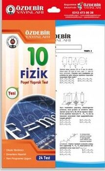 Özdebir Yayınları 10. Sınıf Fizik Yaprak Test