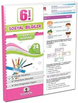 Özdebir Yayınları 6. Sınıf Sosyal Bilgiler Yaprak Test