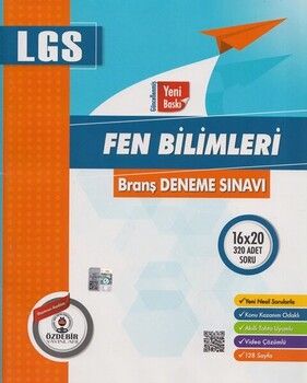 Özdebir Yayınları 8. Sınıf LGS Fen Bilimleri 16 x 20 Branş Deneme Sınavı