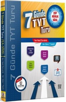 Özdebir Yayınları TYT 7 Günde Eşit Ağırlık ve Sözel Turu