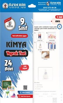 Özdebir Yayınları 9. Sınıf Kimya Yaprak Test