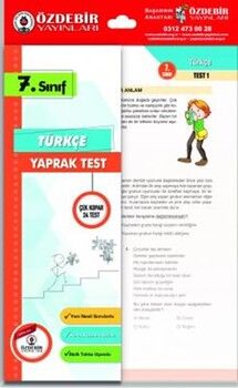 Özdebir Yayınları 7. Sınıf Türkçe Yaprak Test