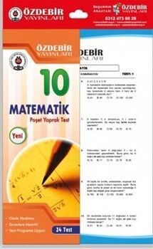 Özdebir Yayınları 10. Sınıf Matematik Yaprak Test