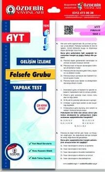 Özdebir Yayınları AYT Felsefe Grubu Gis Yaprak Test