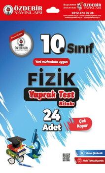 Özdebir Yayınları 10. Sınıf Fizik Yaprak Test