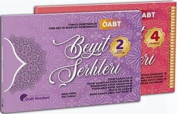 Özdil Akademi ÖABT Türk Dili Edebiyatı ve Türkçe Beyit Şerhleri Konu Anlatımlı Soru Bankası Seti
