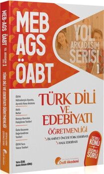 Özdil Akademi ÖABT MEB AGS Türk Dili ve Edebiyatı 1. Kitap Halk Edebiyatı Konu Anlatımlı Soru Bankası