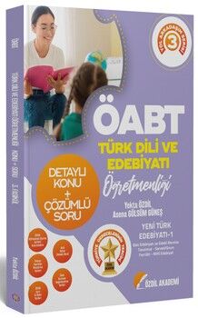 Özdil Akademi ÖABT Türk Dili ve Edebiyatı 3. Kitap Yeni Türk Edebiyatı 1 Konu Anlatımlı Soru Bankası