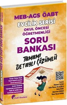 Özdil Akademi ÖABT MEB AGS Okul Öncesi Öğretmenliği Soru Bankası