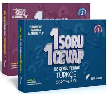 Özdil Akademi ÖABT Türkçe Öğretmenliği 1 Soru 1 Cevap ile Genel Tekrar Seti