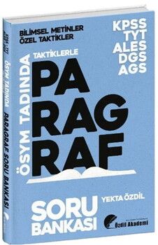 Özdil Akademi KPSS MEB AGS ALES DGS TYT Taktiklerle Paragraf Soru Bankası