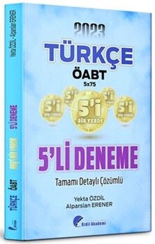 Özdil Akademi 2023 ÖABT Türkçe Öğretmenliği 5 li Deneme