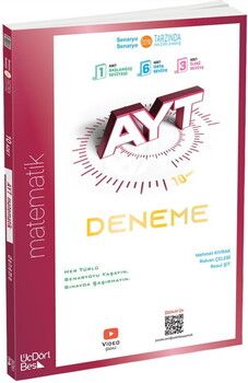  ÜçDörtBeş Yayınları AYT Matematik 10 lu Deneme