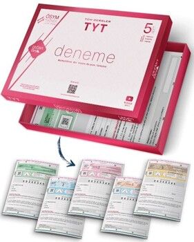 ÜçDörtBeş Yayınları TYT Tüm Dersler 5 li Paket Deneme