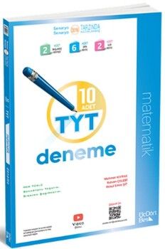 ÜçDörtBeş Yayınları TYT Matematik 10 lu Deneme